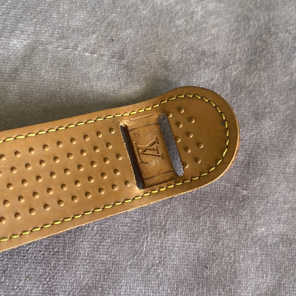 Authentic Louis Vuitton  Vachetta Leather Strap Pad z27 - Picture 5 of 8